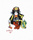 f is for firefigher